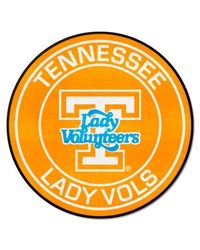 Tennessee Volunteers Roundel Rug  27in. Diameter Lady Volunteers Orange by   