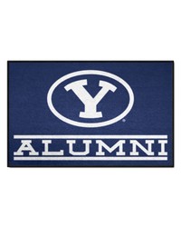 BYU Cougars Starter Mat Accent Rug  19in. x 30in. Alumni Starter Mat Blue by   