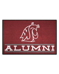 Washington State Cougars Starter Mat Accent Rug  19in. x 30in. Alumni Starter Mat Red by   