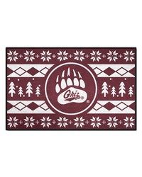 Montana Grizzlies Holiday Sweater Starter Mat Accent Rug  19in. x 30in. Maroon by   