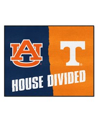 House Divided  Auburn   Tennessee House Divided House Divided Rug  34 in. x 42.5 in. Multi by   
