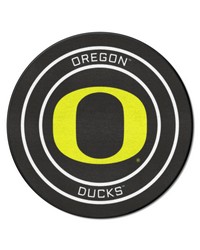 Oregon Ducks Hockey Puck Rug  27in. Diameter Black by   