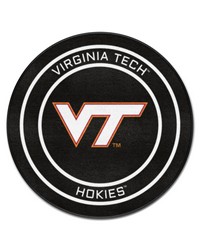Virginia Tech Hockey Puck Rug  27in. Diameter Black by   