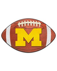 Michigan Wolverines Football Mat by   