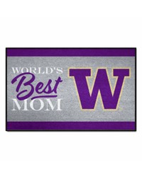 Washington Huskies Starter Mat World's Best Mom by  Fairwinds Studio 