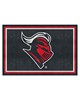 Fan Mats LLC Rutgers Scarlett Knights 5x8 Rug Black