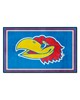 Fan Mats LLC Kansas Jayhawks 4x6 Rug Blue