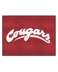 Washington State Cougars 8x10 Rug by  Fairwinds Studio 