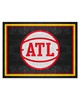 Fan Mats LLC Atlanta Hawks 8x10 Rug Black