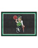 Fan Mats LLC Boston Celtics 5x8 Rug Black