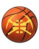 Fan Mats LLC Denver Nuggets Basketball Mat Orange