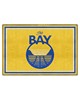 Fan Mats LLC Golden State Warriors 5x8 Rug Yellow
