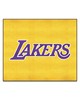 Fan Mats  LLC Los Angeles Lakers Tailgater Mat Yellow