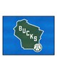 Fan Mats LLC Milwaukee Bucks All-Star Mat Blue
