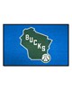 Fan Mats LLC Milwaukee Bucks Starter Mat Blue