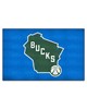 Fan Mats LLC Milwaukee Bucks Ulti-Mat Blue