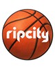 Fan Mats LLC Portland Trail Blazers Basketball Mat Orange