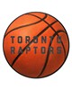 Fan Mats LLC Toronto Raptors Basketball Mat Orange
