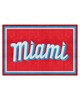 Fan Mats LLC Miami Marlins 5x8 Rug Red