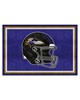 Fan Mats LLC Baltimore Ravens 5x8 Rug Purple