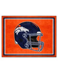 Denver Broncos 8x10 Rug by  Collier Campbell 
