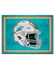 Fan Mats LLC Miami Dolphins 8x10 Rug Aqua