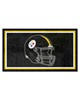 Fan Mats LLC Pittsburgh Steelers 3x5 Rug Black