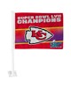 Fan Mats LLC Kansas City Chiefs Car Flag Red