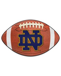 Notre Dame Fighting Irish Football Rug by   