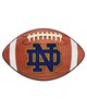 Fan Mats  LLC Notre Dame Fighting Irish Football Mat Brown