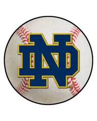 Notre Dame Baseball Mat 26 diameter  by   