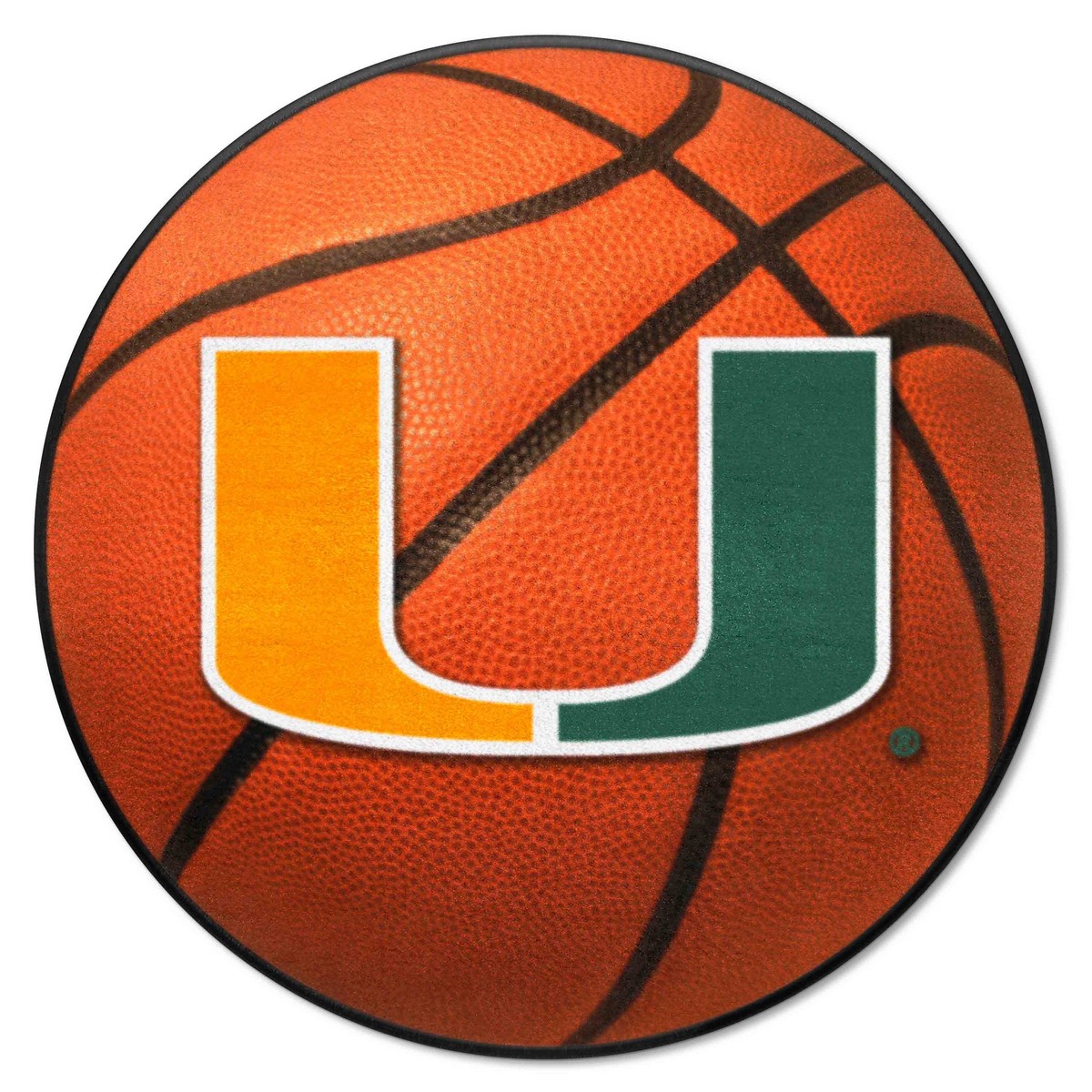 Miami Hurricanes Basketball Rug College Miami Hurricanes Basketball Rug College