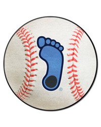 North Carolina Tar Heels Baseball Rug  27in. Diameter Tar Heel Logo White by   