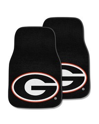 Georgia 2piece Carpeted Car Mats 18x27 by   