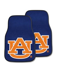 Auburn 2piece Carpeted Car Mats 18x27 by   