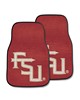 Fan Mats  LLC Florida State Seminoles 2-pc Carpet Car Mat Set Garnet