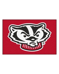 Wisconsin Badgers Starter Rug by   