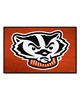 Fan Mats  LLC Wisconsin Badgers Starter Mat Red