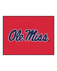 Ole Miss Rebels All Star Rug by   