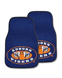 Auburn 2piece Carpeted Car Mats 18x27 by   