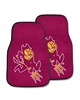 Fan Mats LLC Arizona State Sun Devils 2-pc Carpet Car Mat Set Maroon