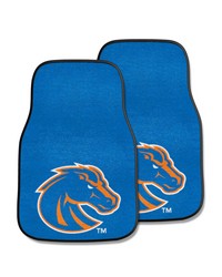 Boise State 2piece Carpeted Car Mats 18x27 by   