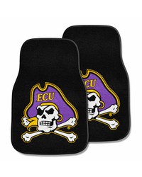 East Carolina Pirates 2-pc Carpet Car Mat Set by  Fairwinds Studio 