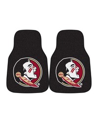 Florida State 2piece Carpeted Car Mats 18x27 by   