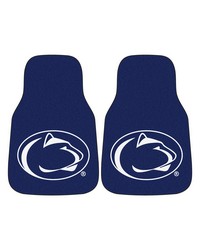 Penn State 2piece Carpeted Car Mats 18x27 by   