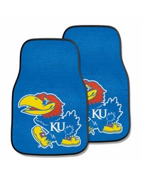 Kansas 2piece Carpeted Car Mats 18x27 by   