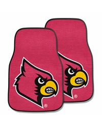 Louisville 2piece Carpeted Car Mats 18x27 by   