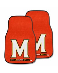 Maryland 2piece Carpeted Car Mats 18x27 by   