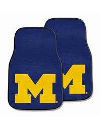 Michigan 2piece Carpeted Car Mats 18x27 by   