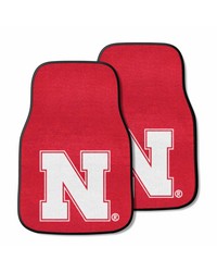 Nebraska Cornhuskers 2-pc Carpet Car Mat Set by   